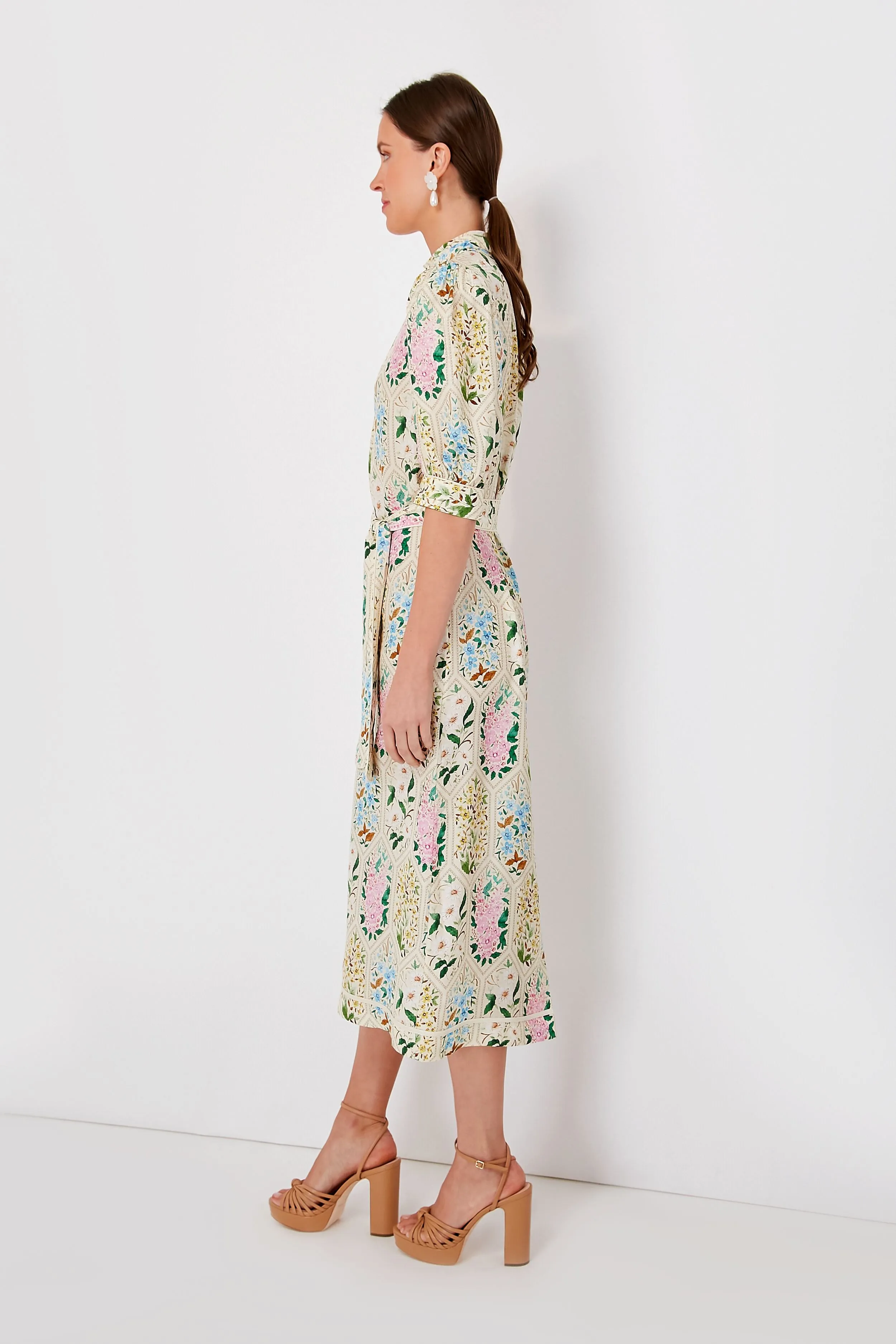 Floral Tile Langley Dress