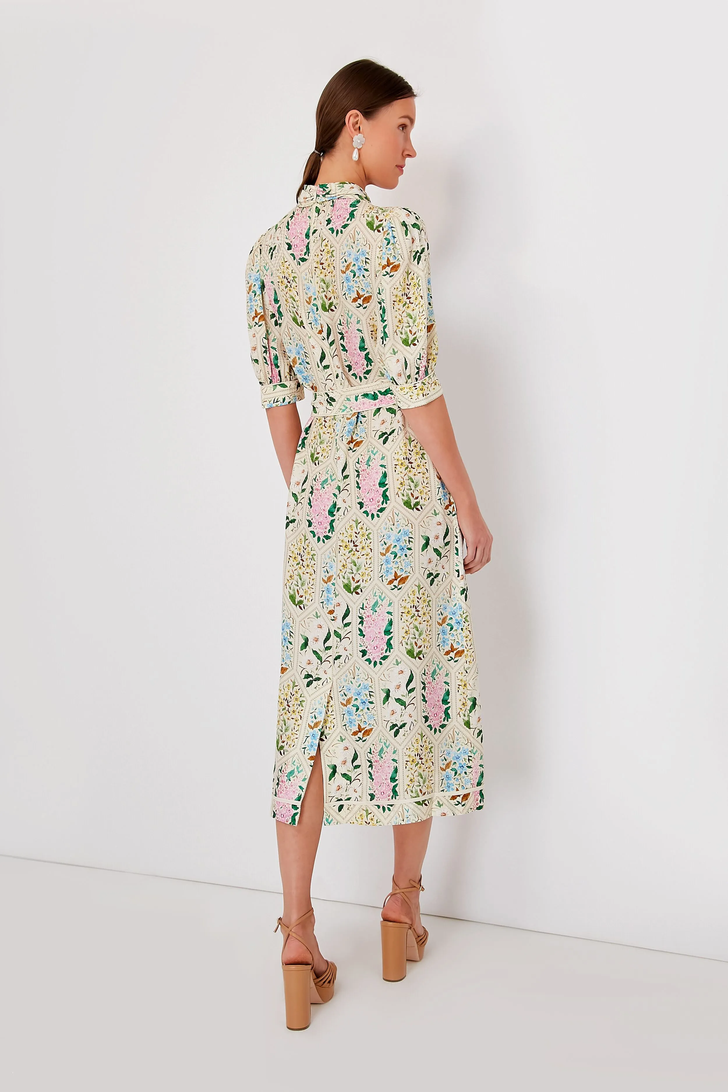 Floral Tile Langley Dress