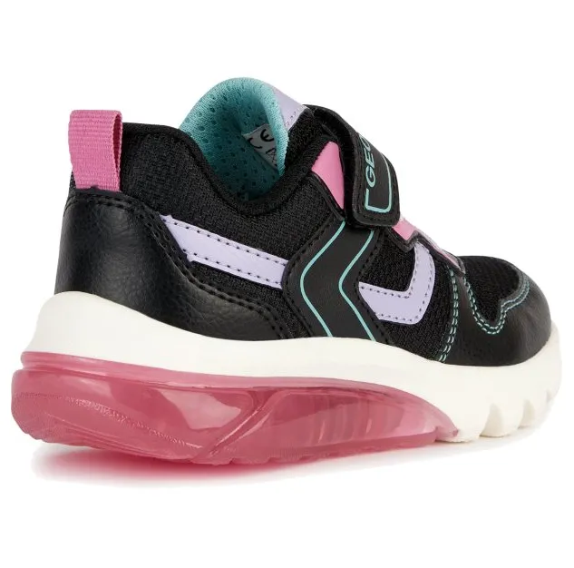 Geox Girls Trainer Ciberdron J36LPA Black/Fuchsia