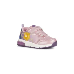 Geox Girls Trainer J Spaceclub J458VA Pink/Light Prune