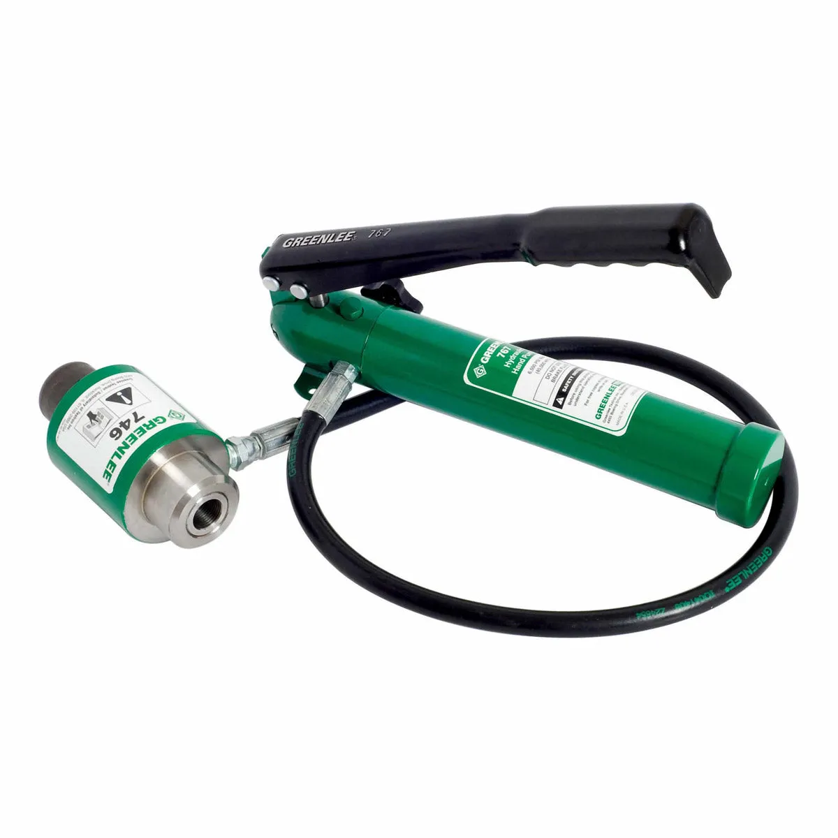 Greenlee 767 Rugged Steel Manual-Hand Operated Hydraulic Hand Pump, 13" x 4"x 4"