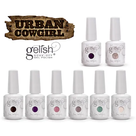 Harmony Gelish Urban Cowgirl Collection Set Of 8