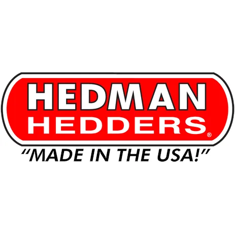 Hedman Hedders Street Headers - 1.5 in Primary - 2.5 in Collector - Black Paint - GM V6 - GM Compact SUV / Truck 1988-93 69410 - Pair