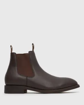 HERITAGE Leather Chelsea Ankle Boots