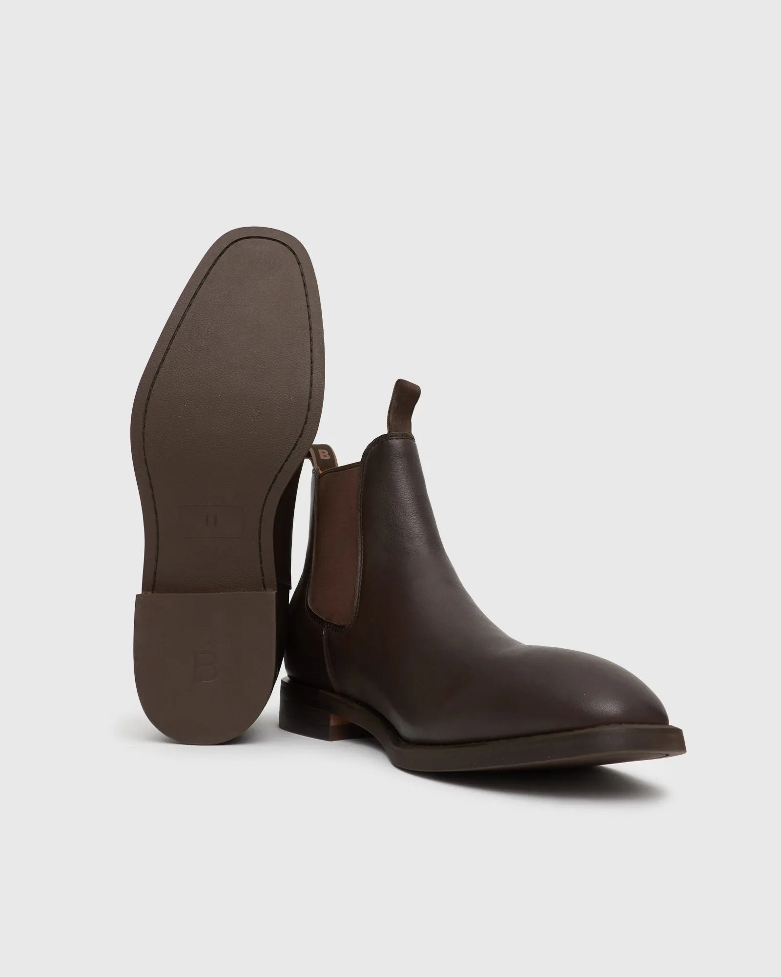 HERITAGE Leather Chelsea Ankle Boots