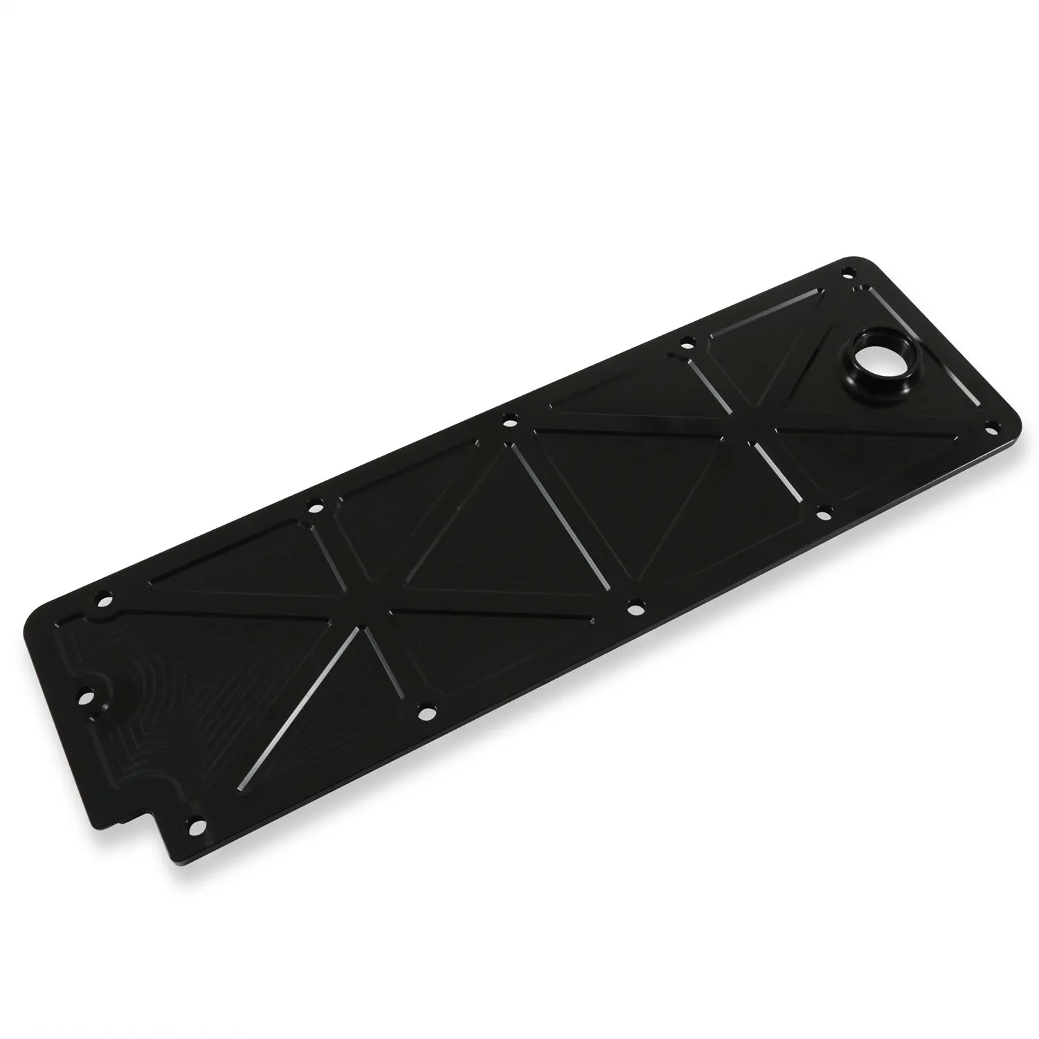 Holley Valley Cover - Black Anodized - LSX / LS2 / LS3 / LS7 - GM LS-Series