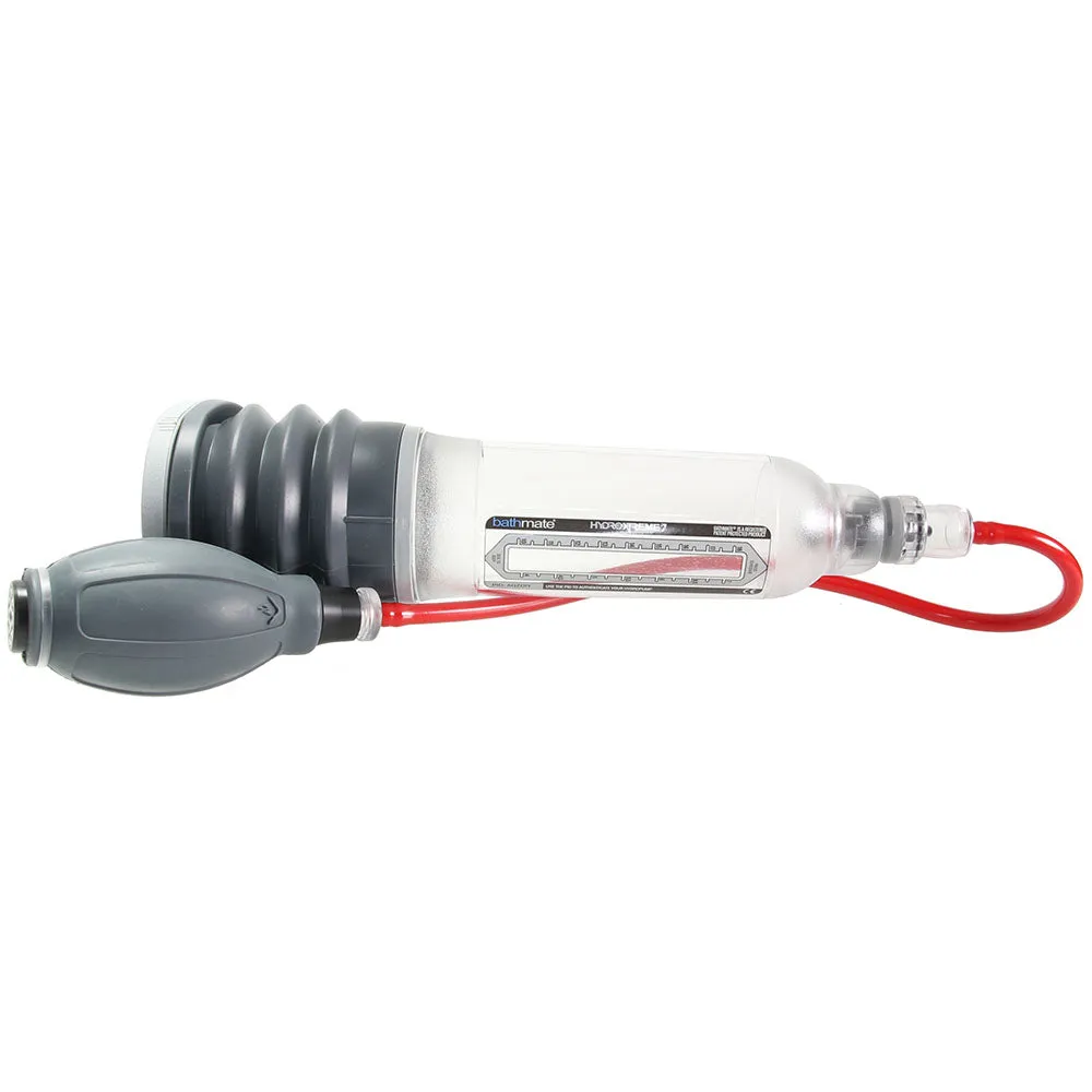 HydroXtreme7 Penis Pump and Accessory Kit in Clear