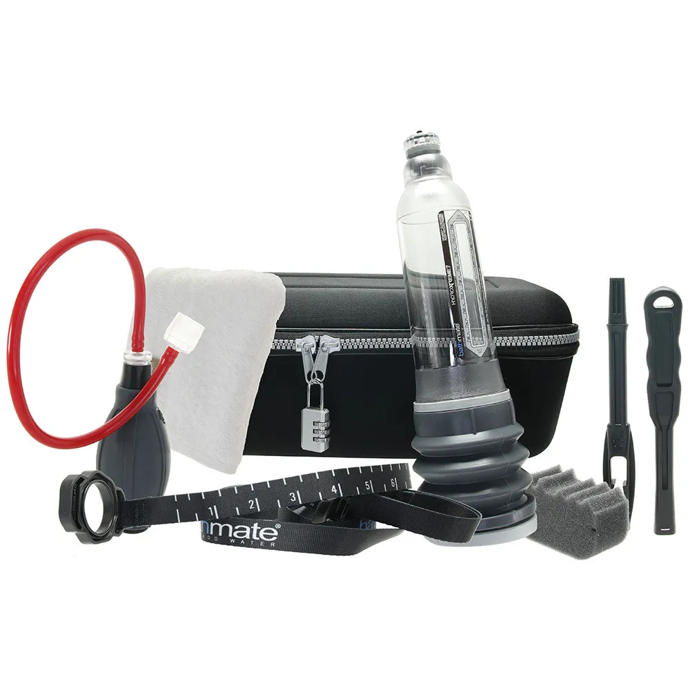 HydroXtreme7 Penis Pump and Accessory Kit in Clear