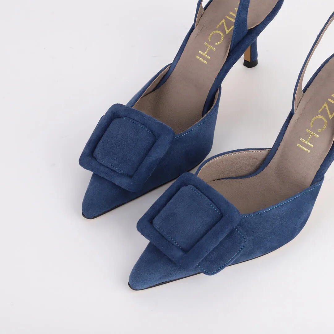 IMAGEM - suede slingback