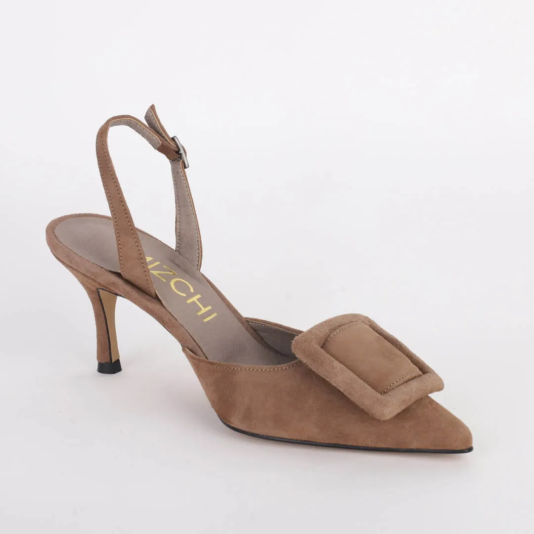 IMAGEM - suede slingback