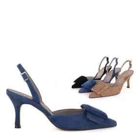 IMAGEM - suede slingback