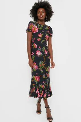 Ink Morlaix Fleur Grande Lulani Dress