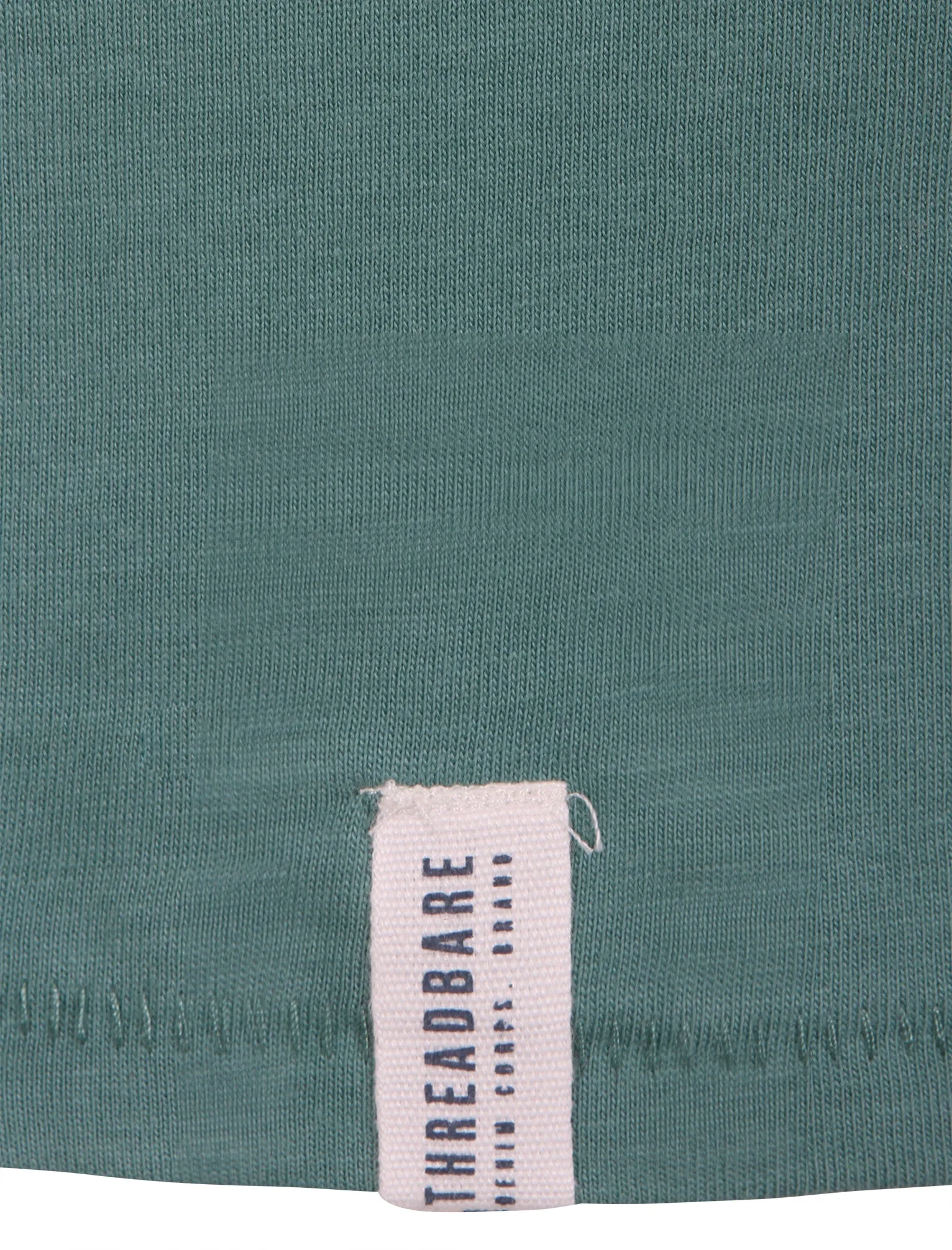 Jack Crew Neck Cotton T-Shirt with Chest Pocket in Sea Green