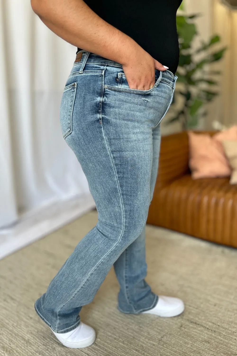 Judy Blue Medium Rise Bootcut Jeans (Online Exclusive)