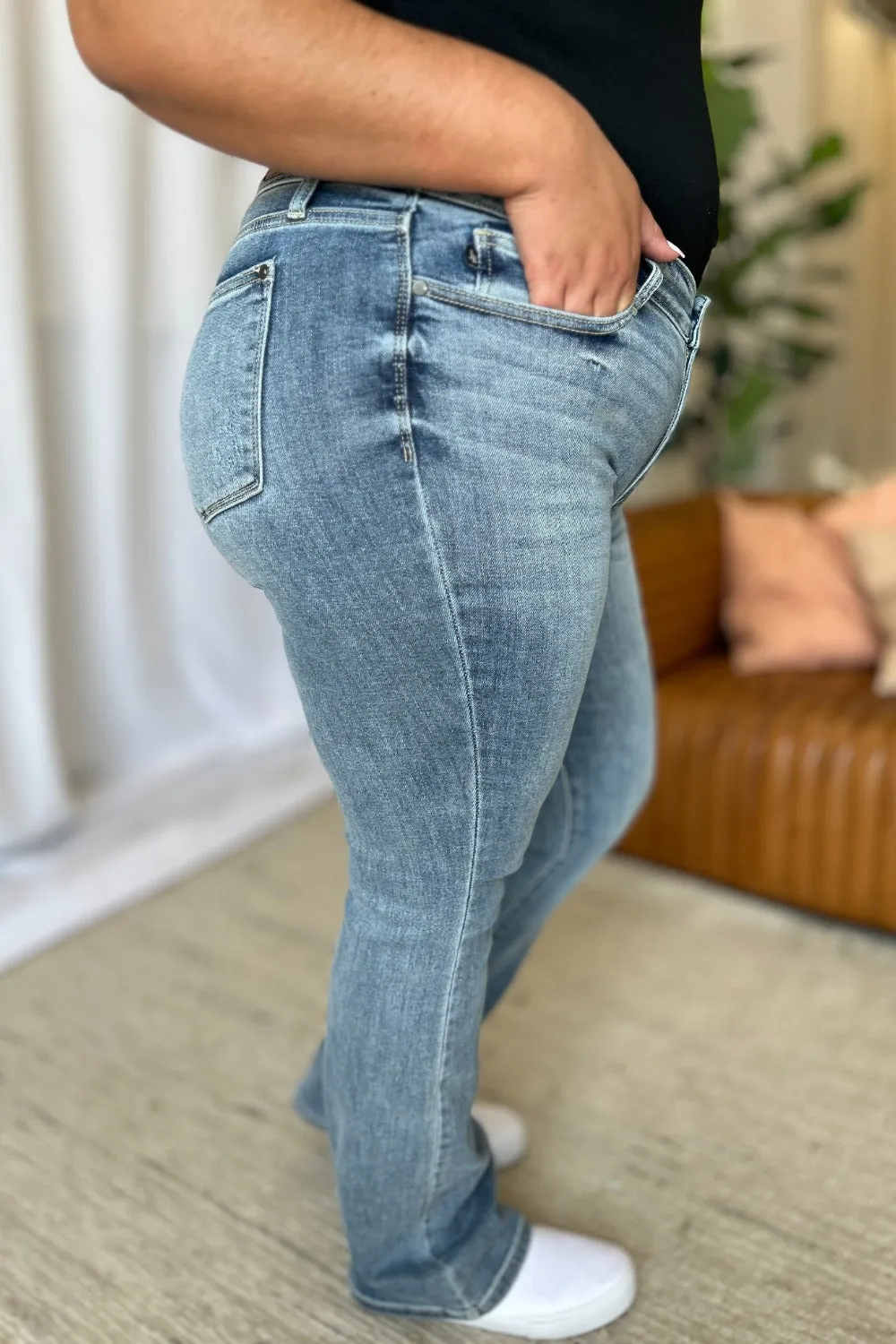 Judy Blue Medium Rise Bootcut Jeans (Online Exclusive)