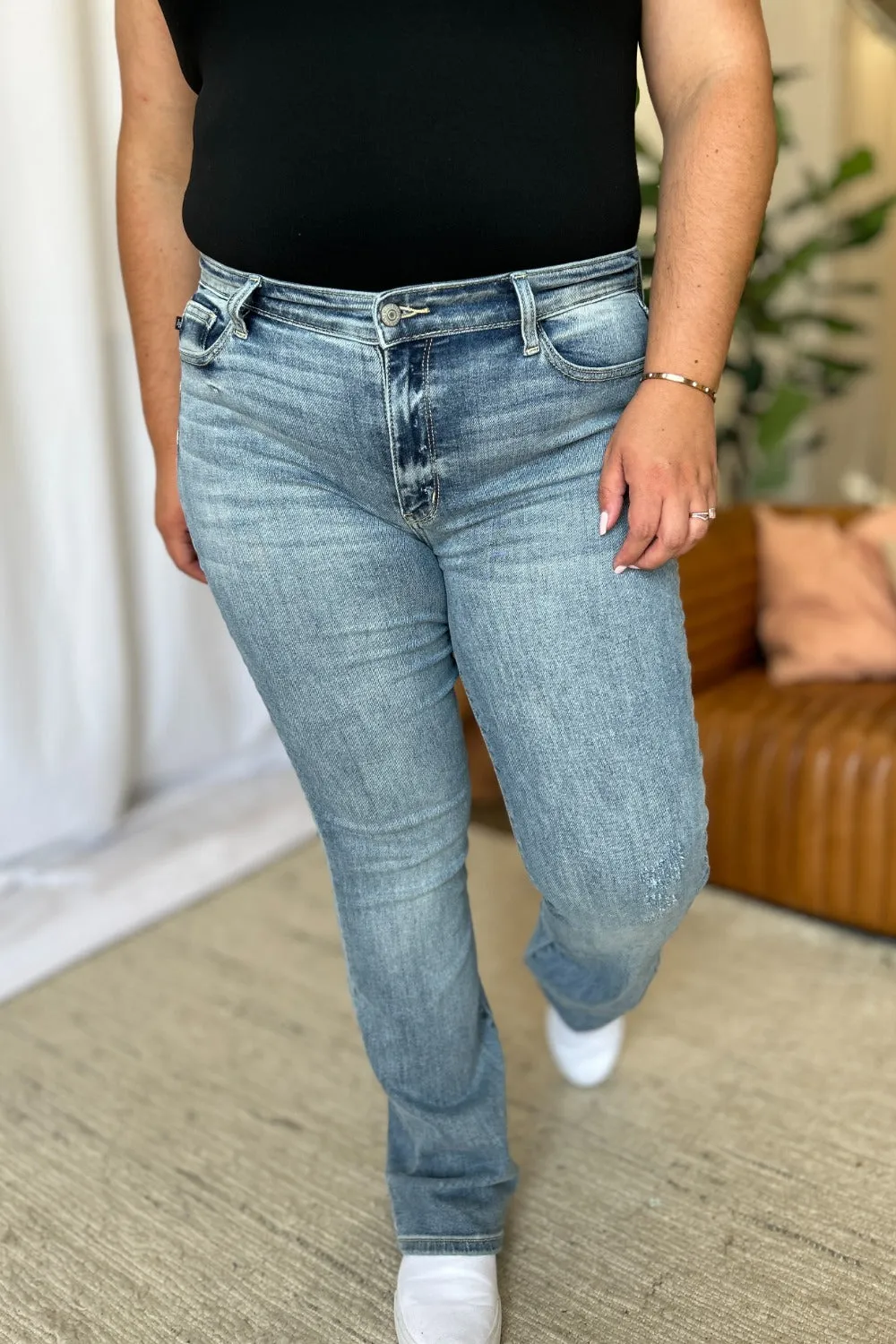 Judy Blue Medium Rise Bootcut Jeans (Online Exclusive)