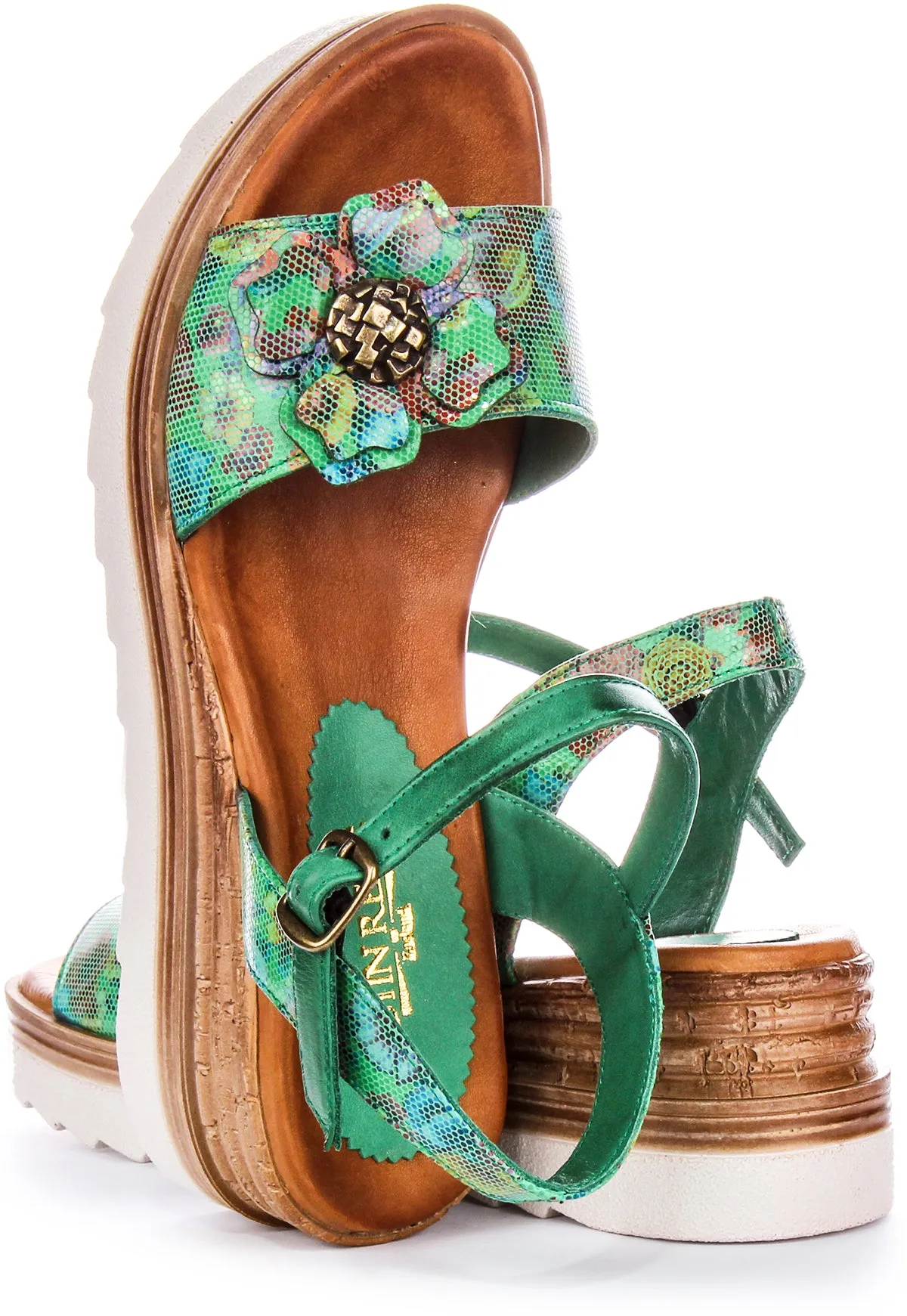 Justinreess England Tania In Green Multi For Women