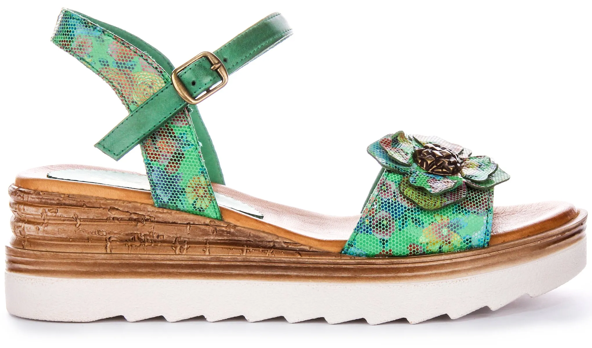 Justinreess England Tania In Green Multi For Women