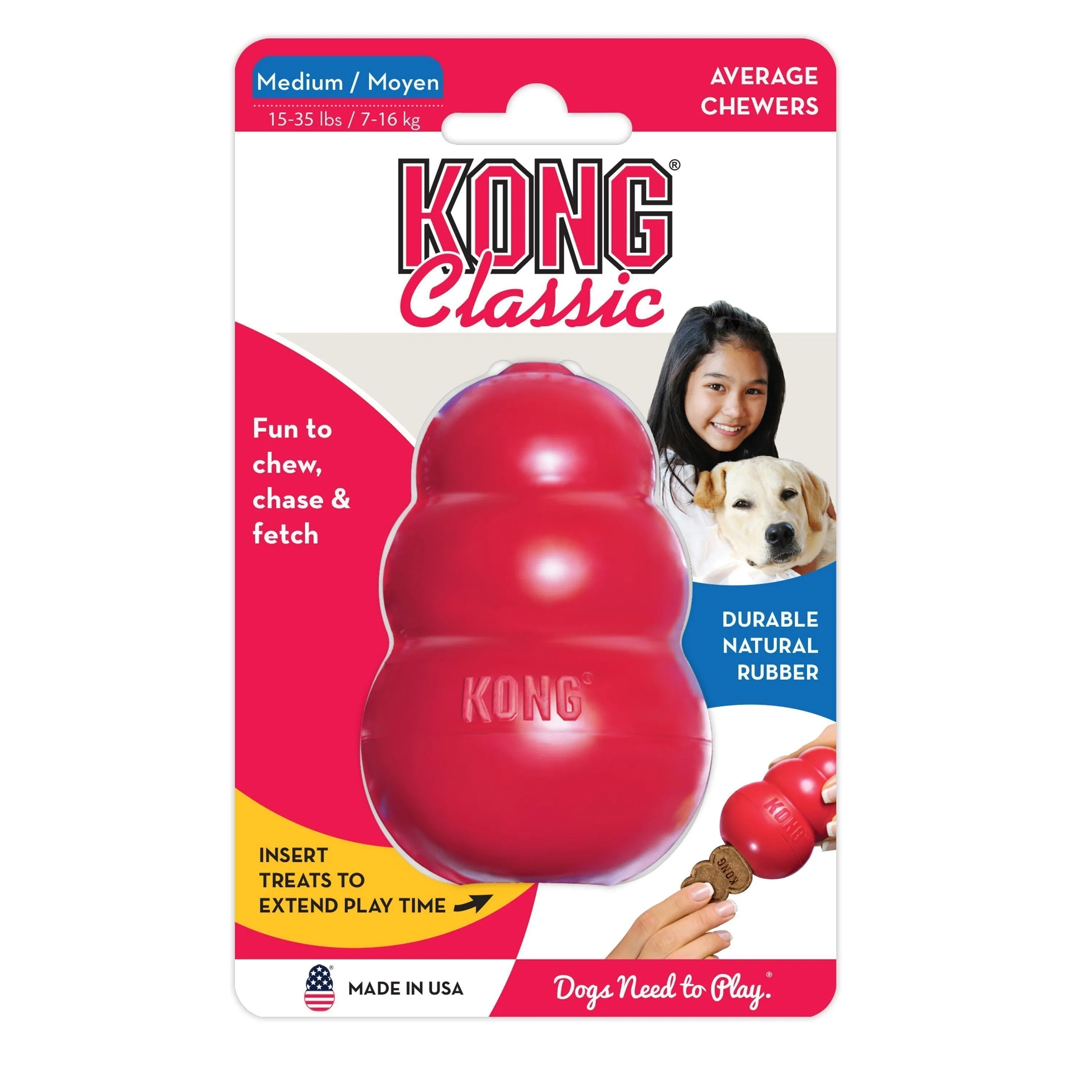 KONG Classic Medium Dog Toy