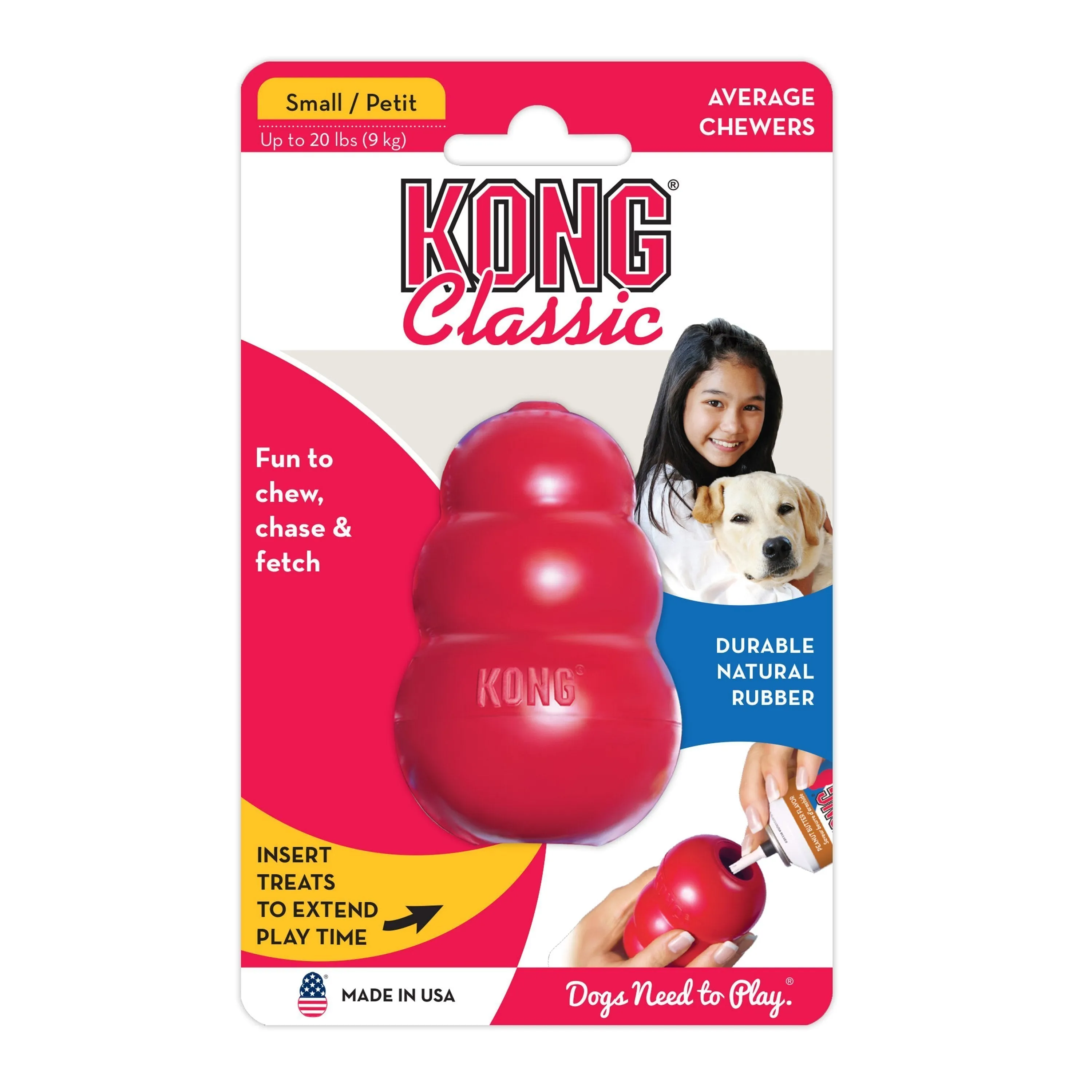 KONG Classic Small Dog Toy