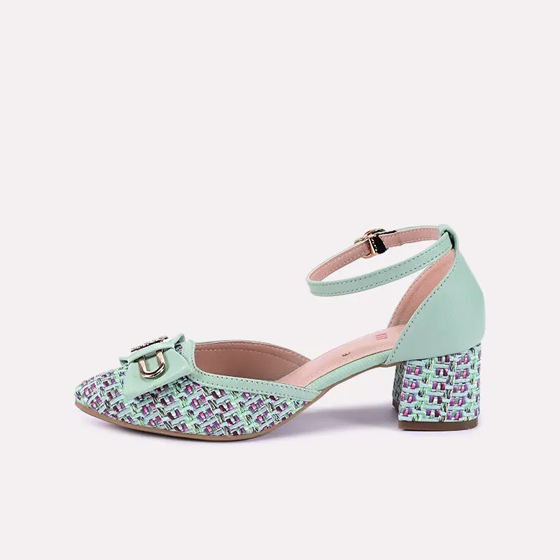 Larkspur Green Fancy Heel Pumps 0431129