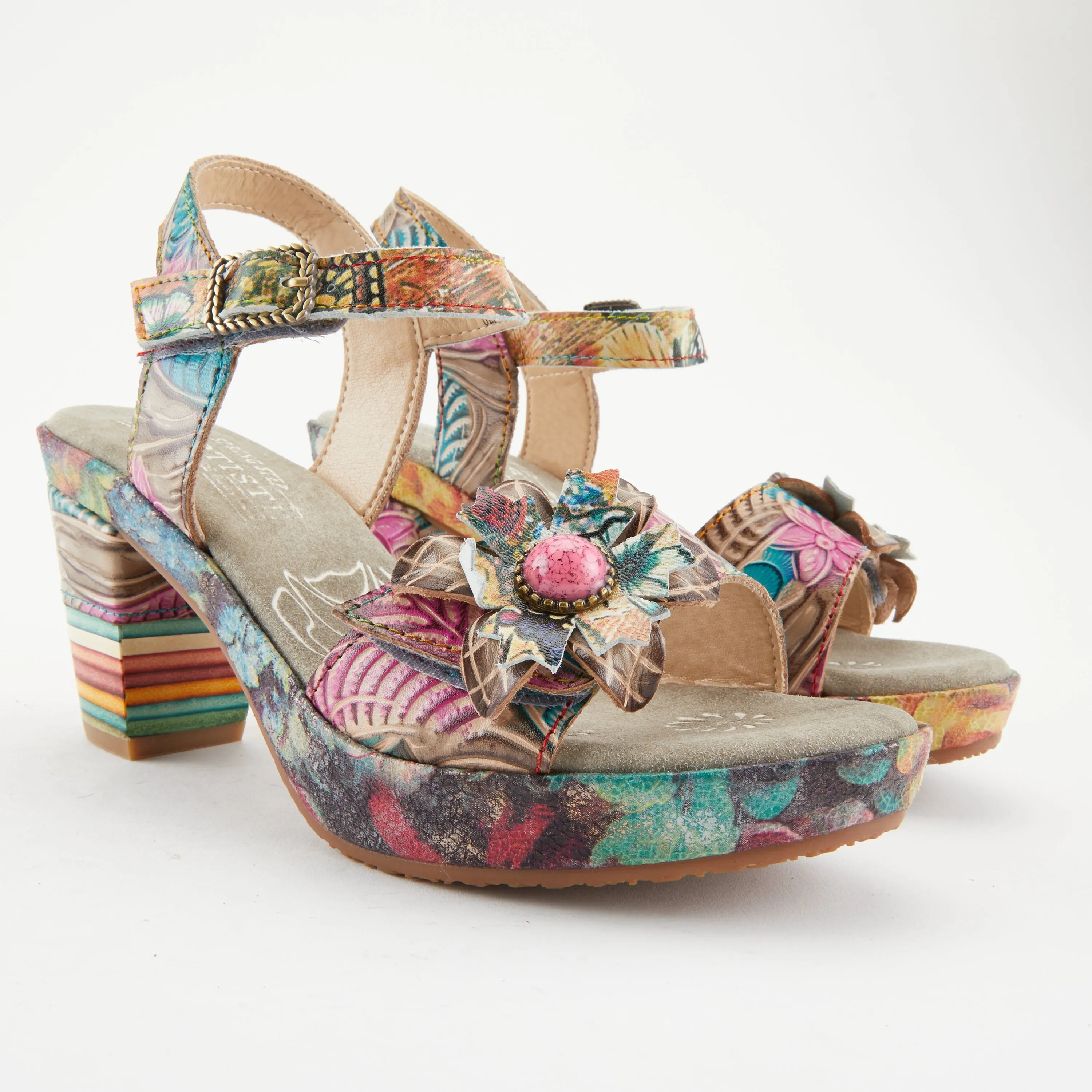 L'ARTISTE LEILANIE SLINGBACK SANDALS