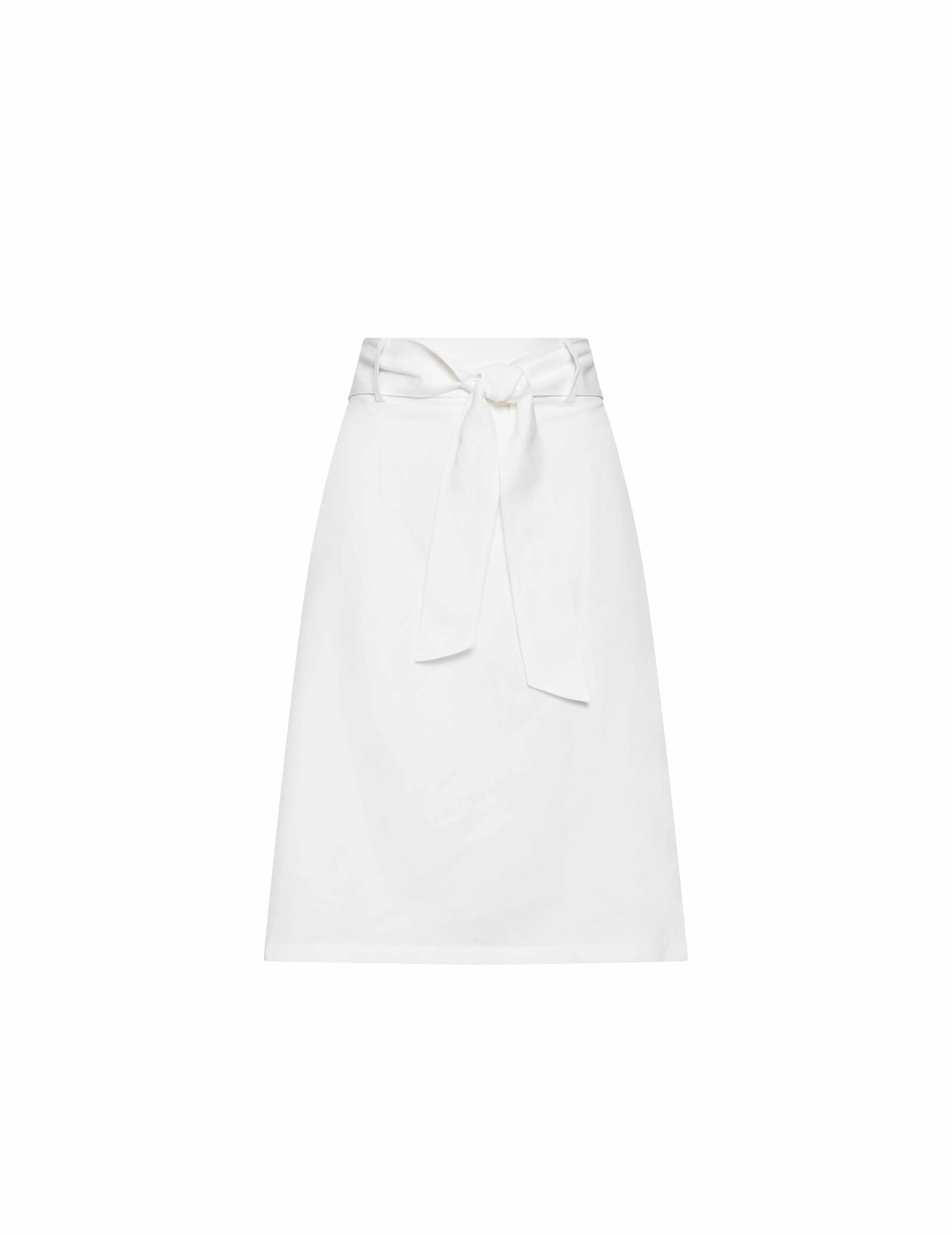 Linen Self Tie Skirt- Sale