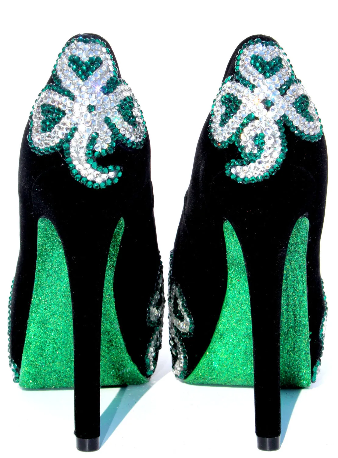 Lucky Irish Crystal Heels