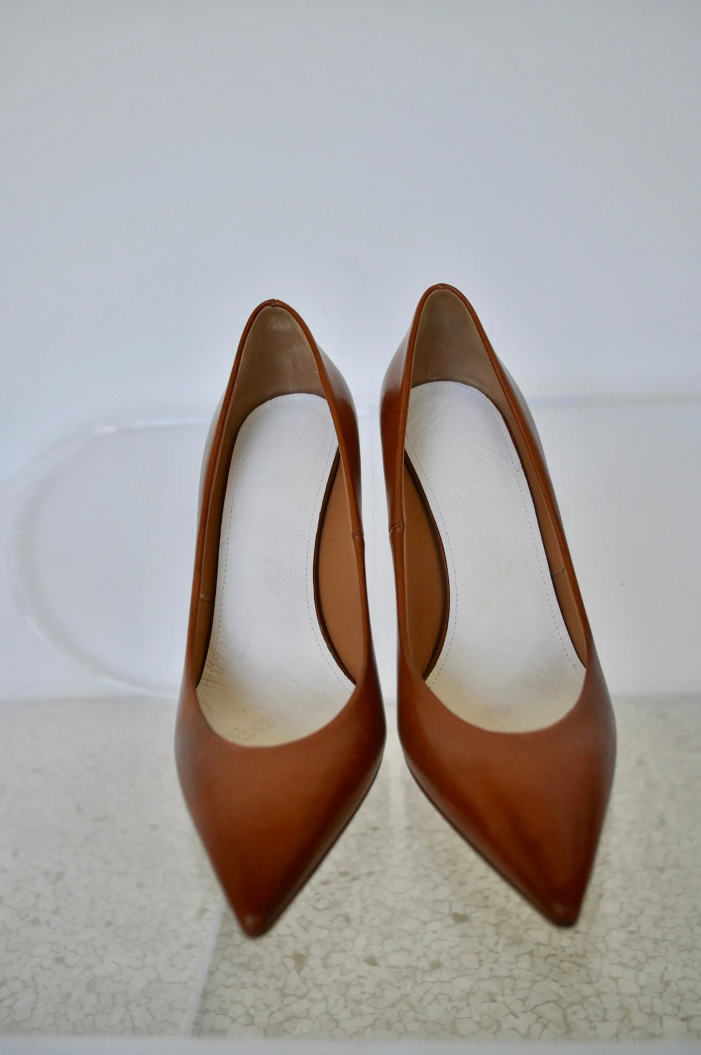 Maison Margiela pumps with silver heel unused sz 37 1/2