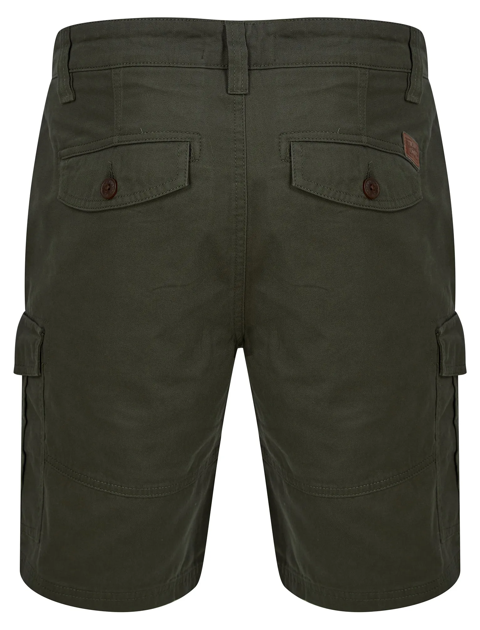 Marini Cotton Twill Cargo Shorts in Khaki - Tokyo Laundry