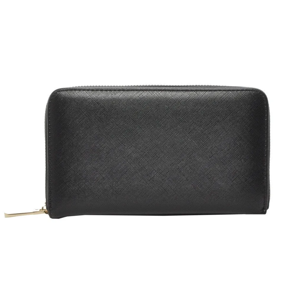 Mechaly Women's Katie Black Vegan Leather Wallet