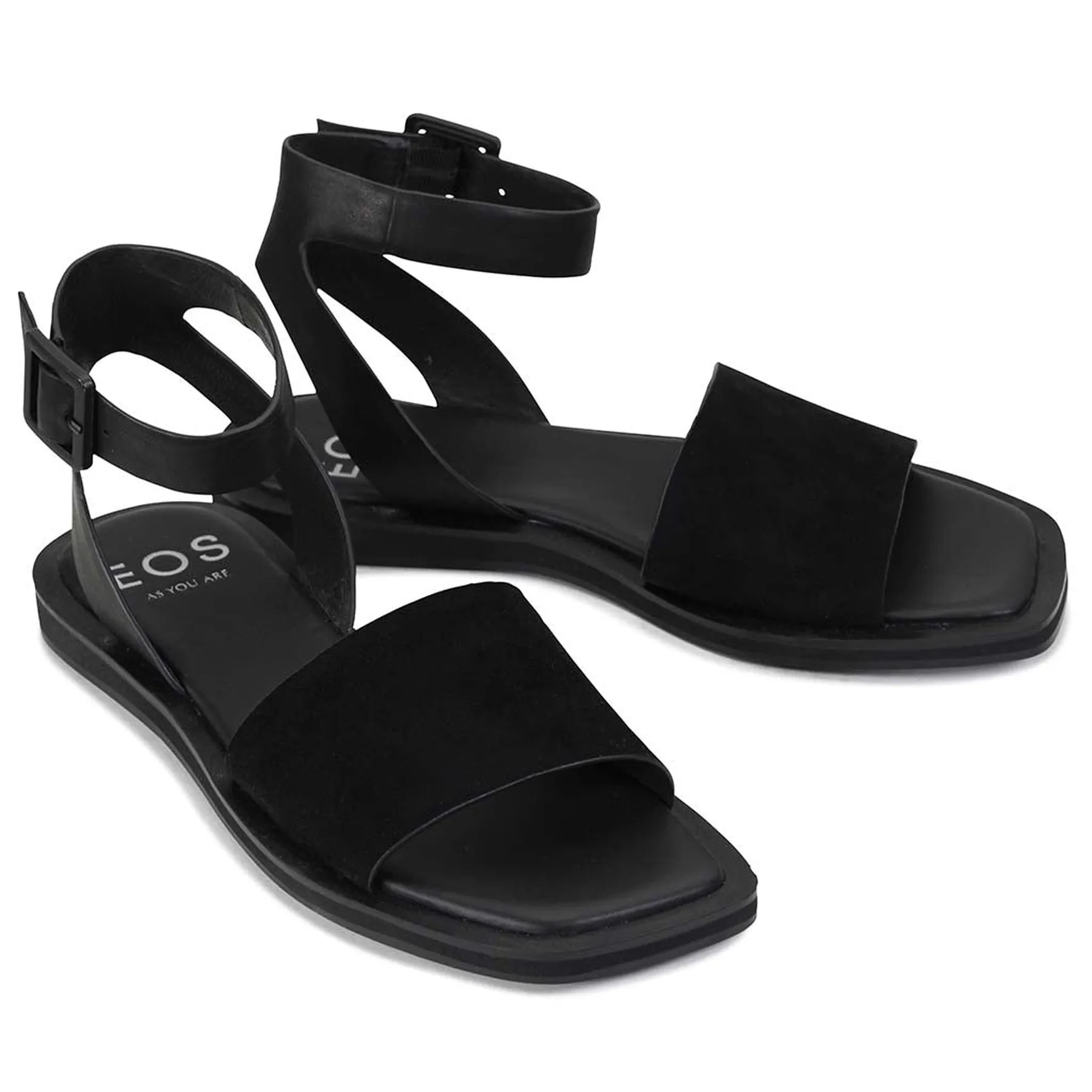 MIRANO LEATHER ANKLE STRAP SANDAL