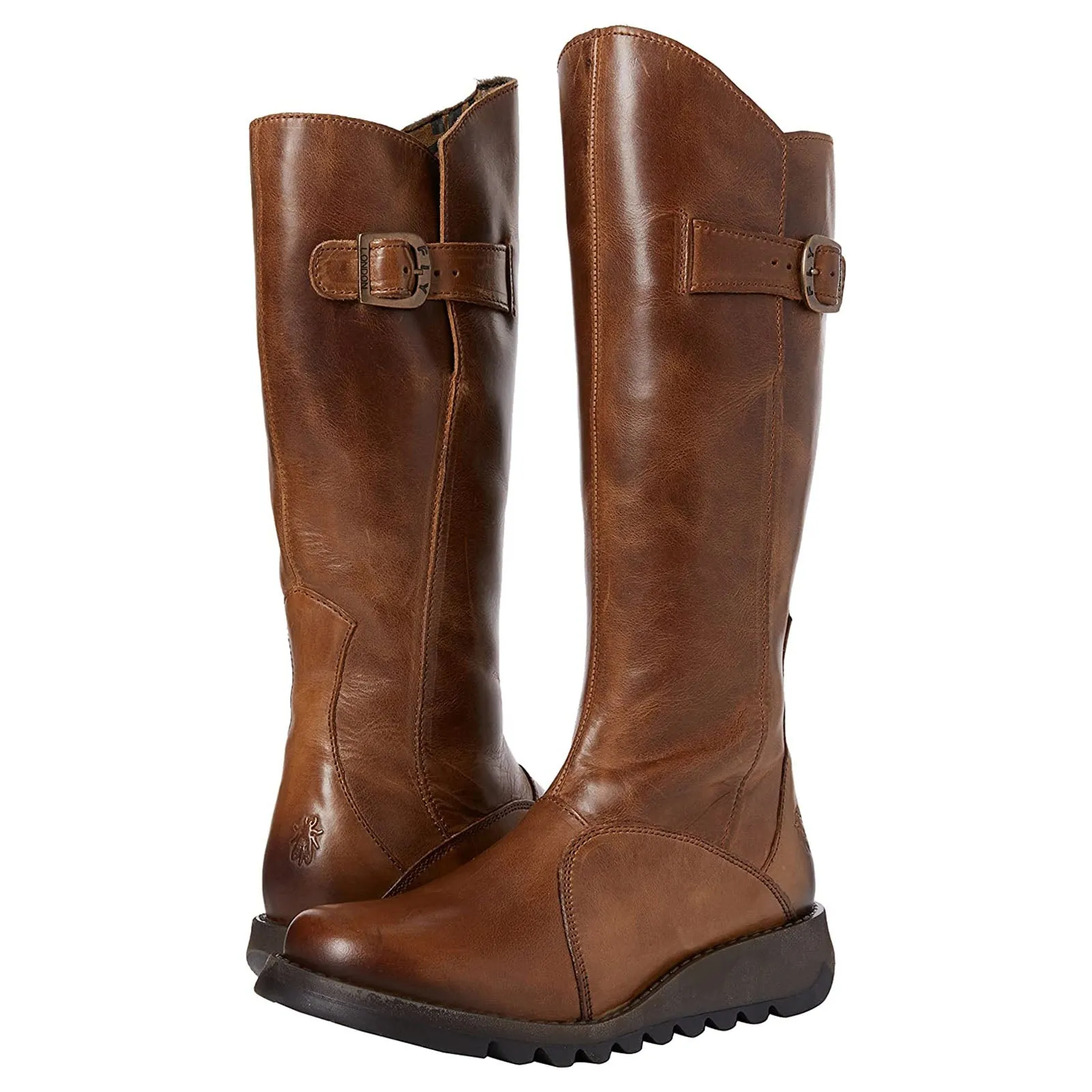 MOL 2 Rug Leather Women's Calf Length Boots - UK 7 - US 9-9.5 Women - EU 40