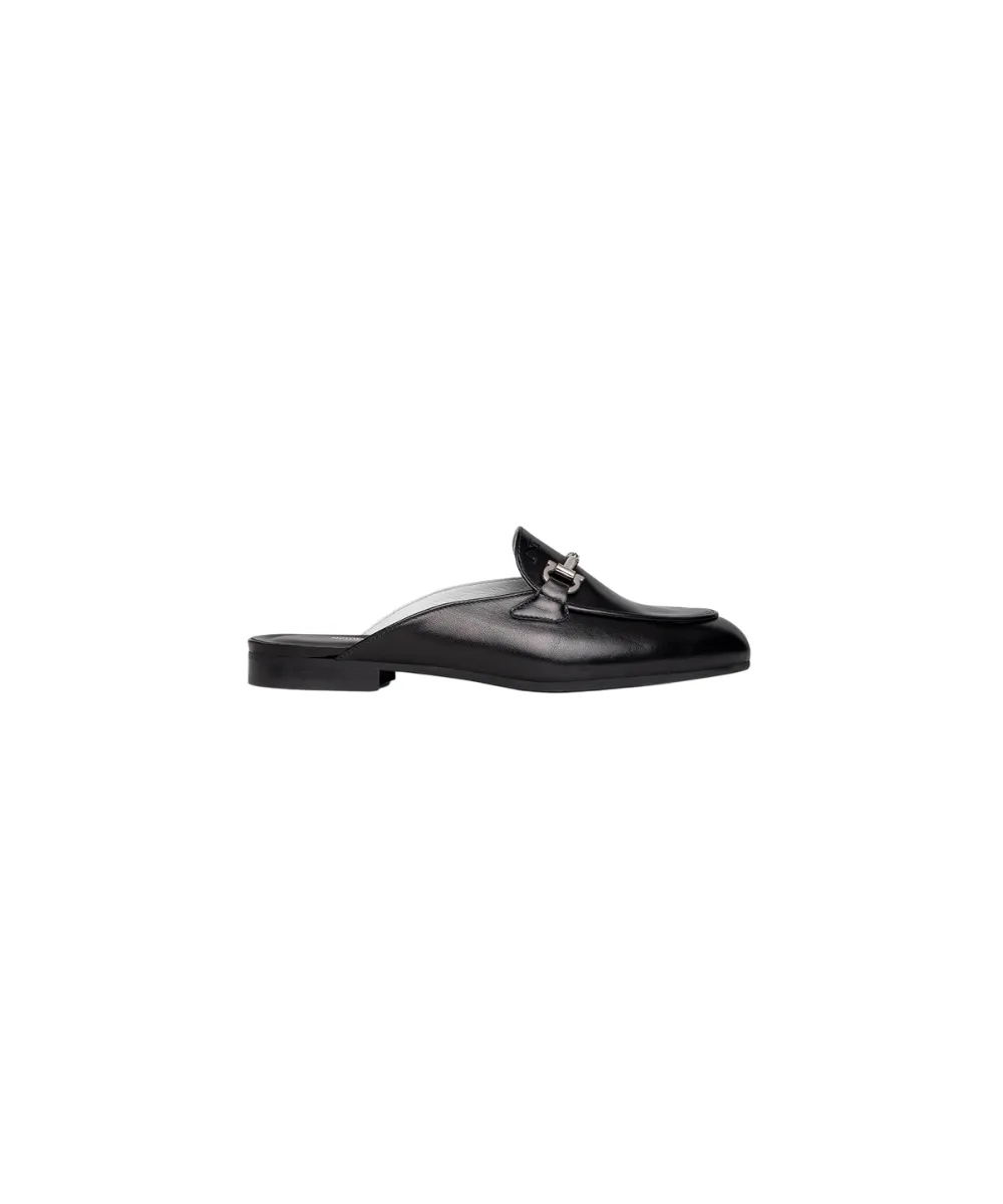 NERO GIARDINI WOMENS LEATHER MULES