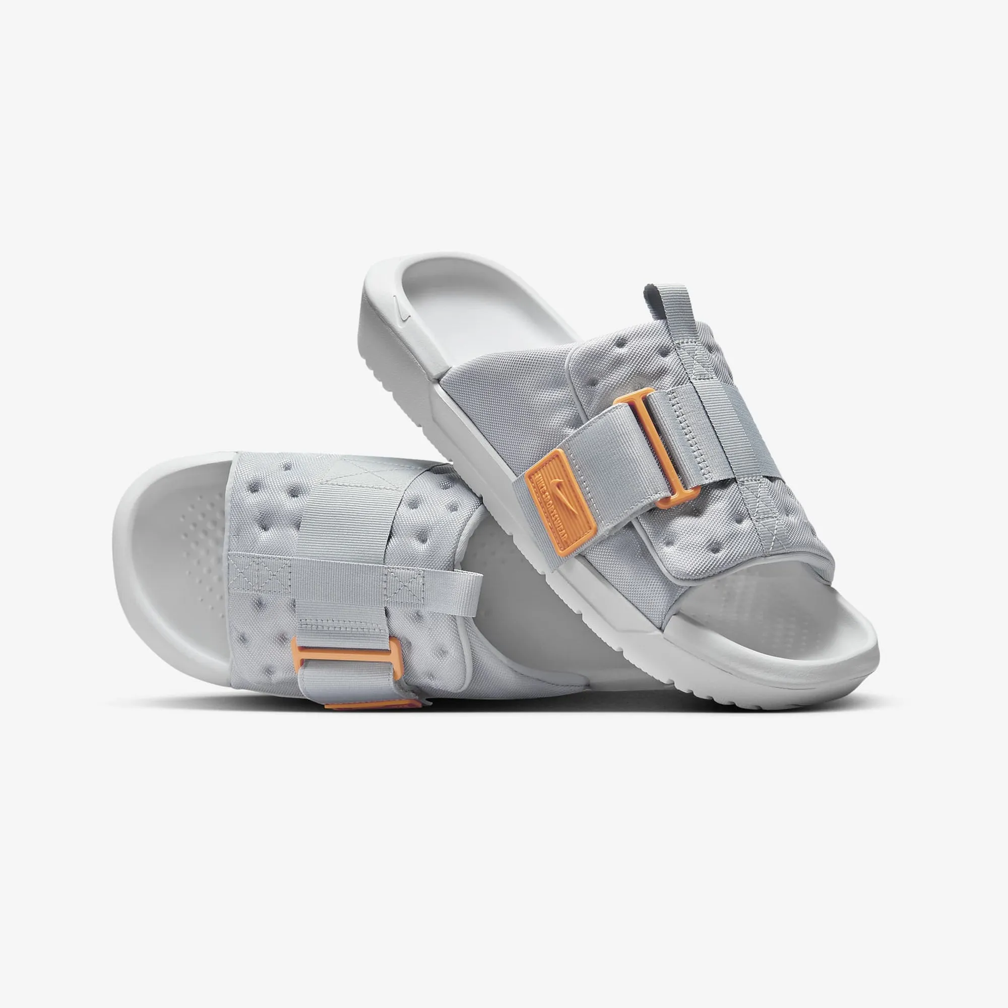 Nike | ASUNA 3  { LT SMOKE GREY/BRIGHT MANDARIN