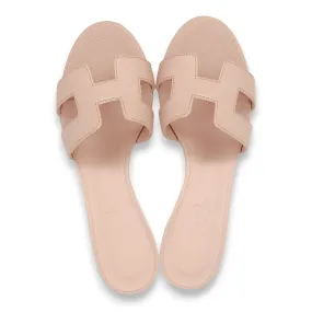 Oasis 36 Rose Porcelaine Sandals in Epsom