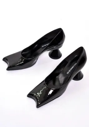 PAULA CANOVAS DEL VAS DS-3 DIABLO PUMPS PATENT BLACK