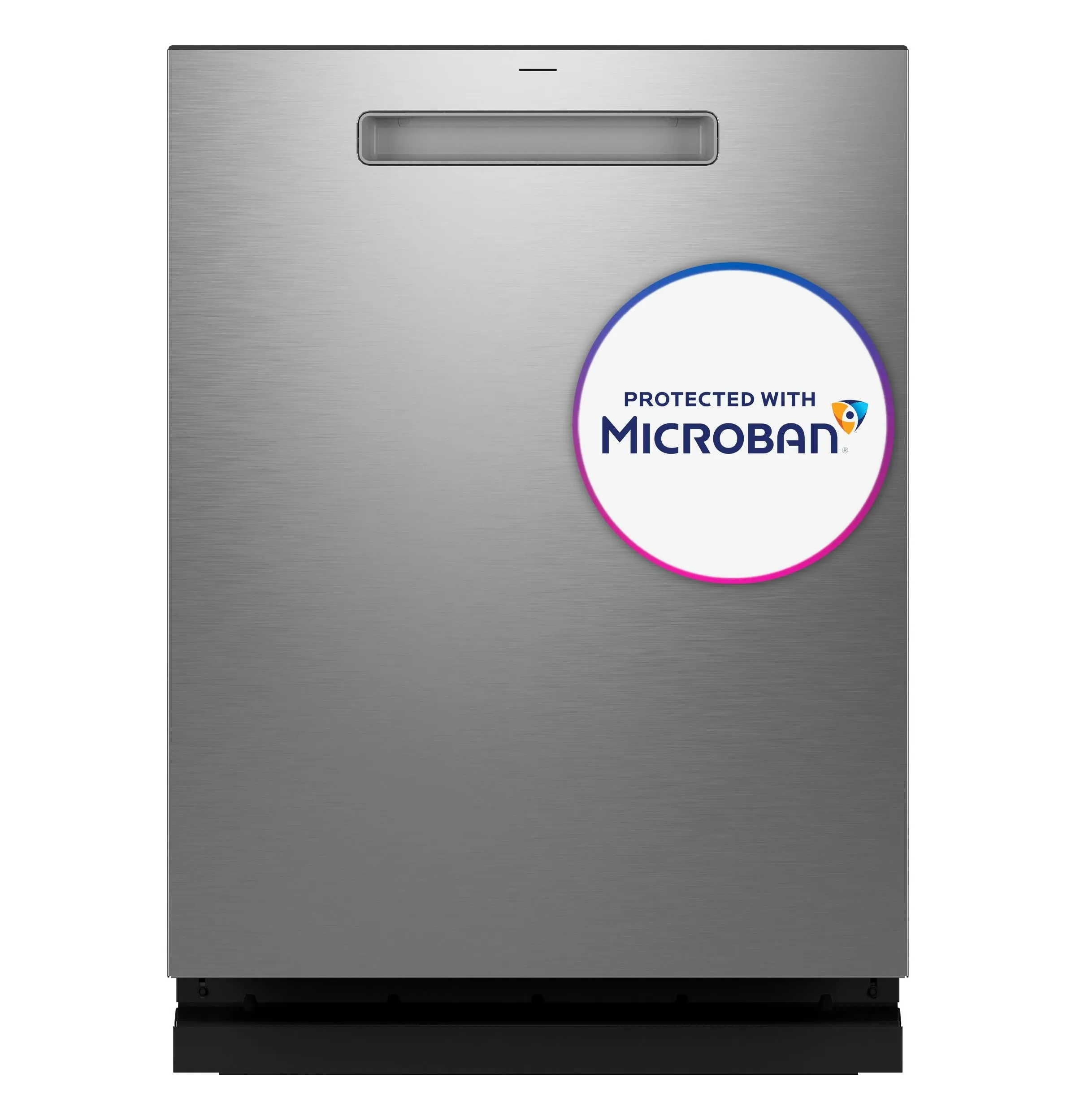 PDP715SYVFS GE Profile™ ENERGY STAR® Fingerprint Resistant Top Control Stainless Interior Dishwasher with Microban™ Antimicrobial Technology with Sanitize Cycle