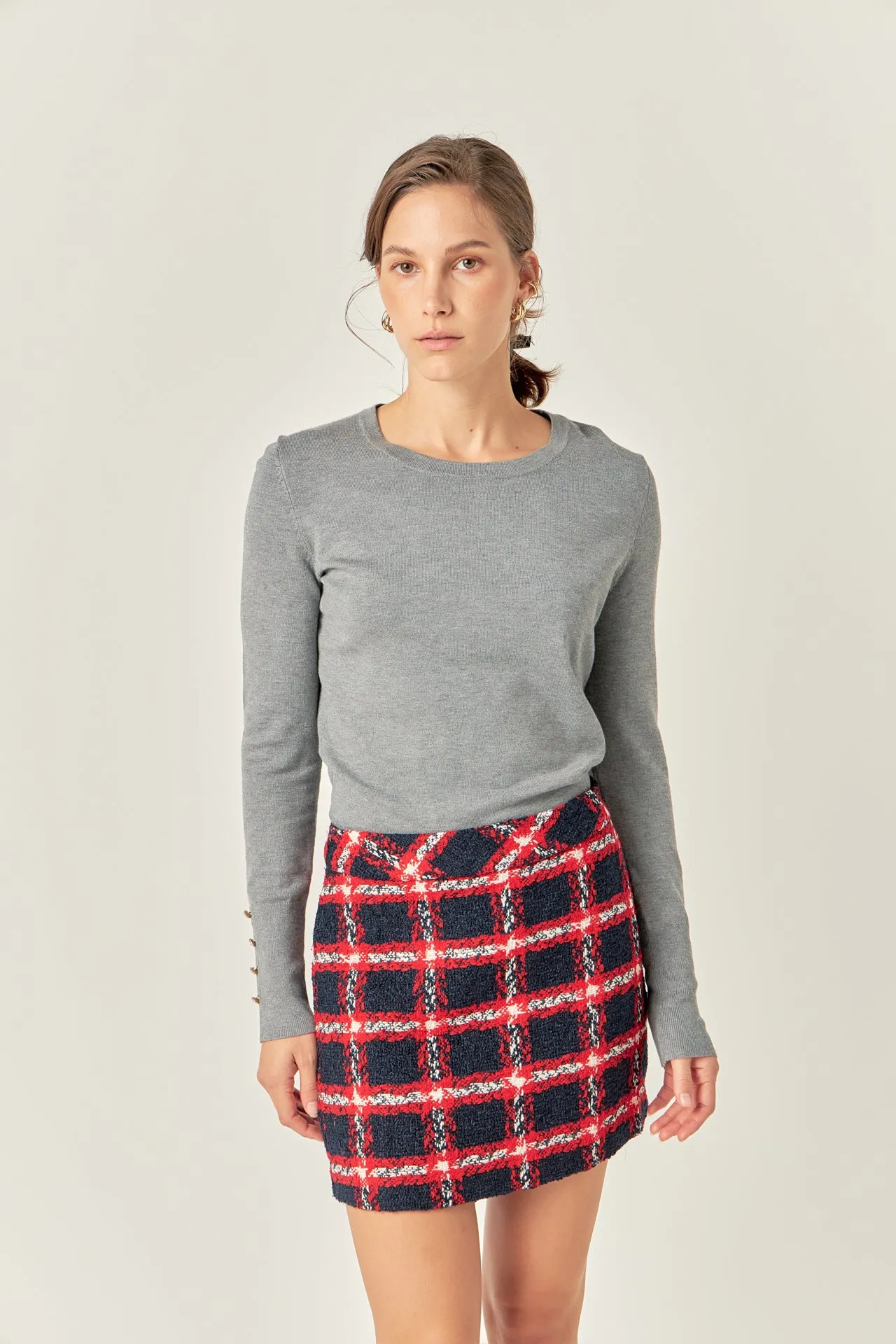 Plaid Mini Skirt