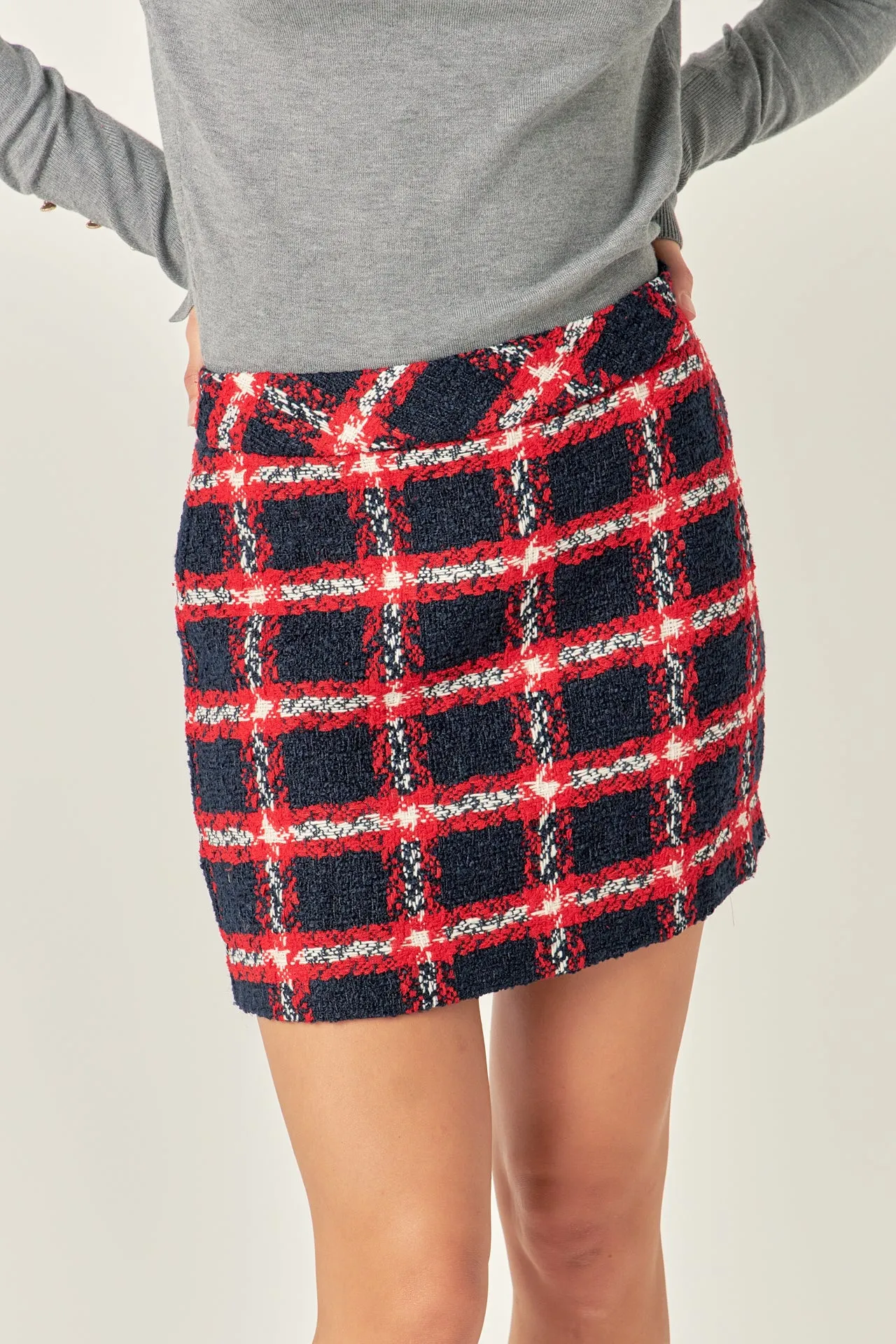 Plaid Mini Skirt