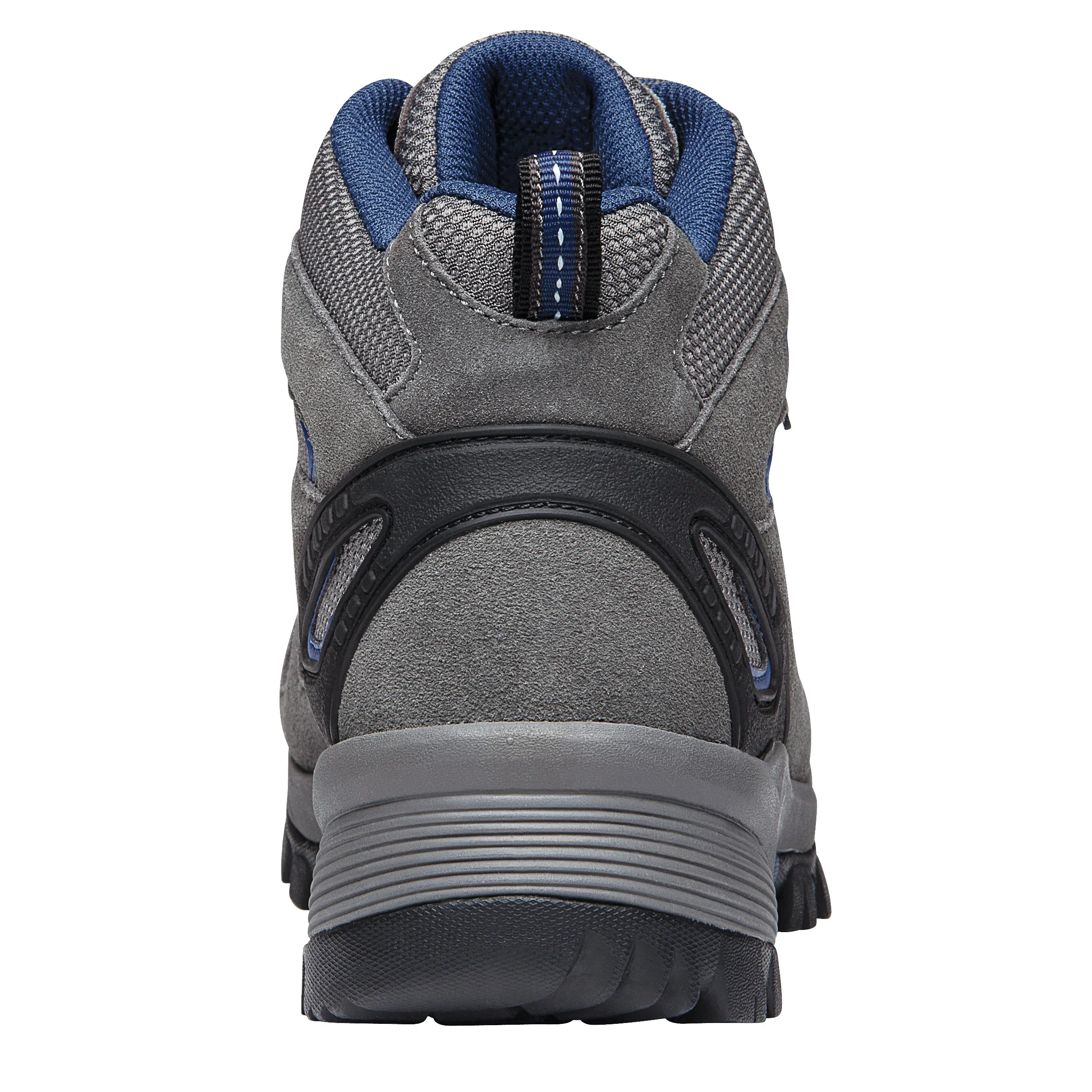 Propet's Men Diabetic Work Boots- M3599 - Grey/ Blue