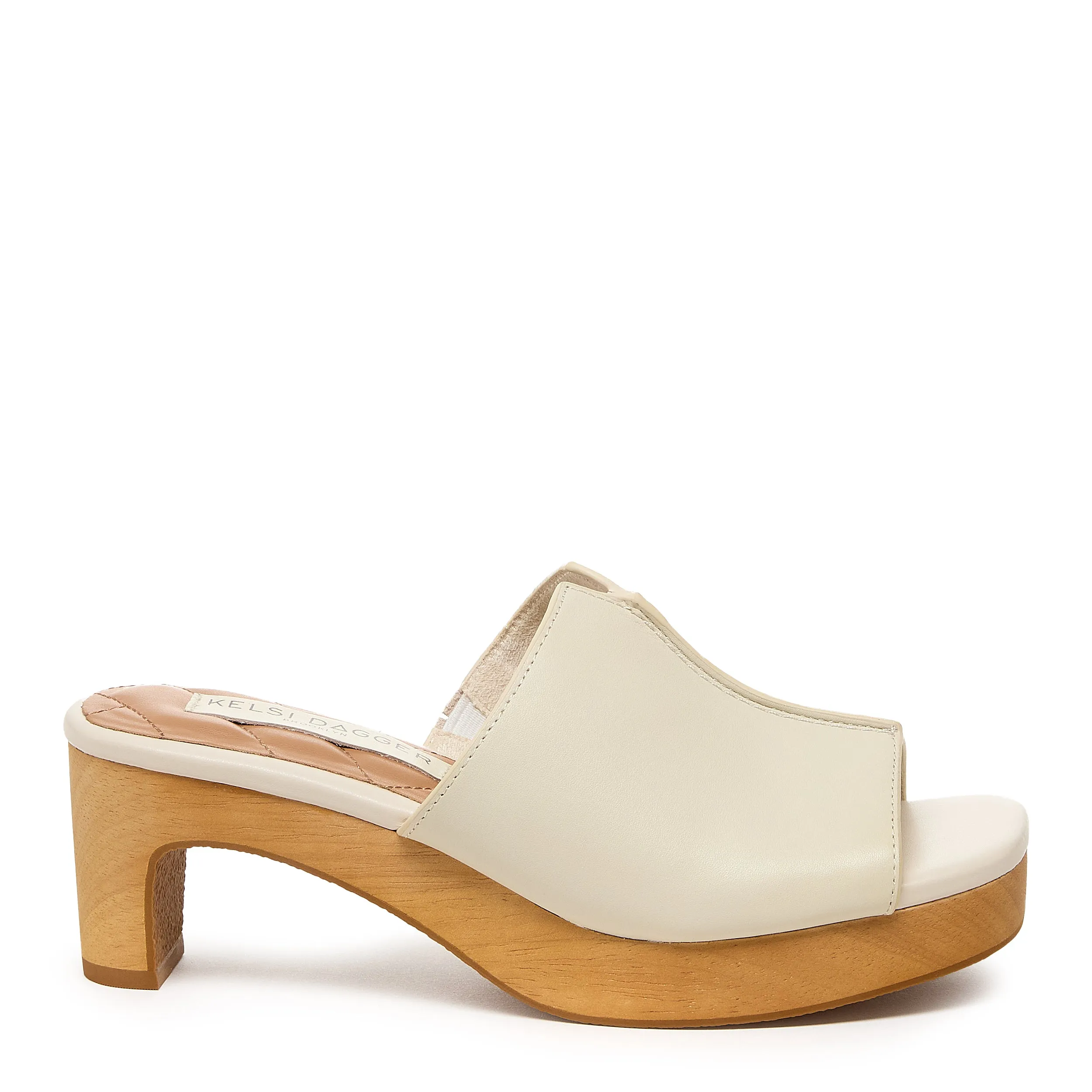 Ryan Ivory Platform Slide Sandal