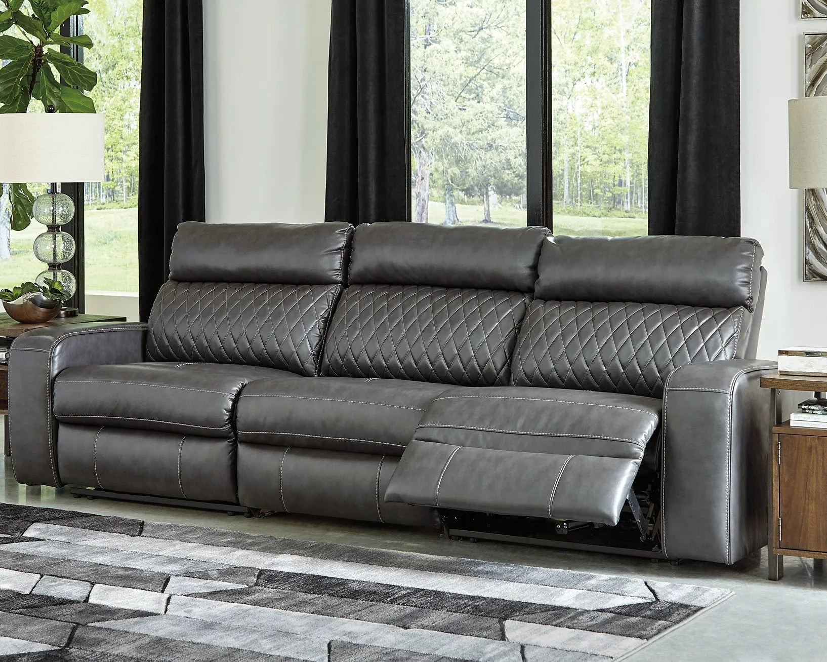 Samperstone 3-Piece Power Reclining Sectional