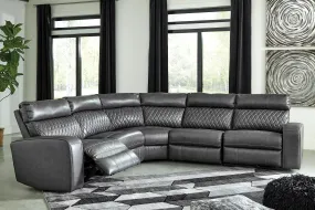 Samperstone Gray LAF Power Reclining Sectional