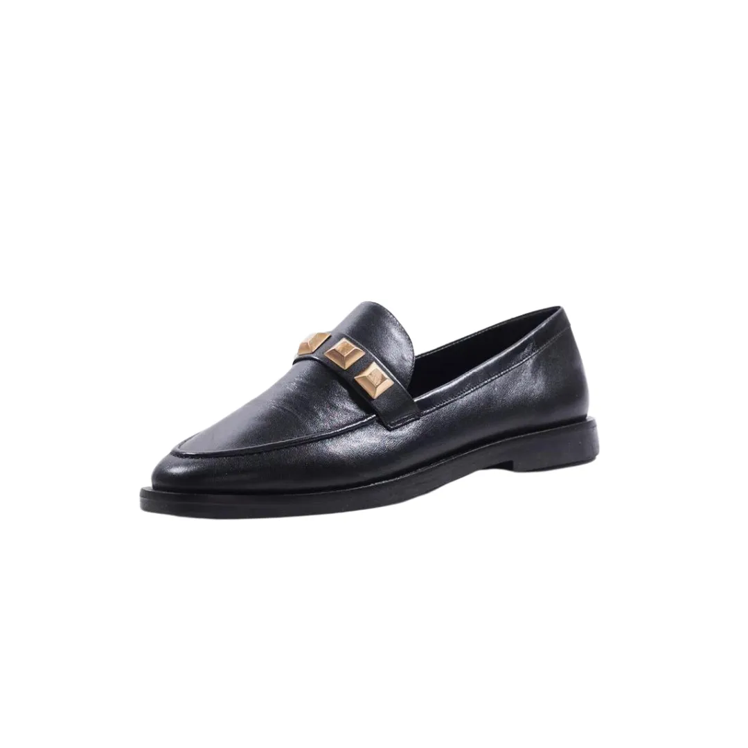 Sempre Di - Black Studded Loafer