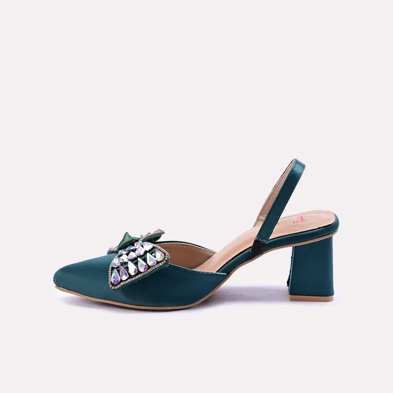 Shimmer Green Fancy Pumps 0431022