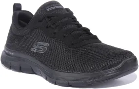 Skechers Flex Appeal 4.0 In All Black For Women