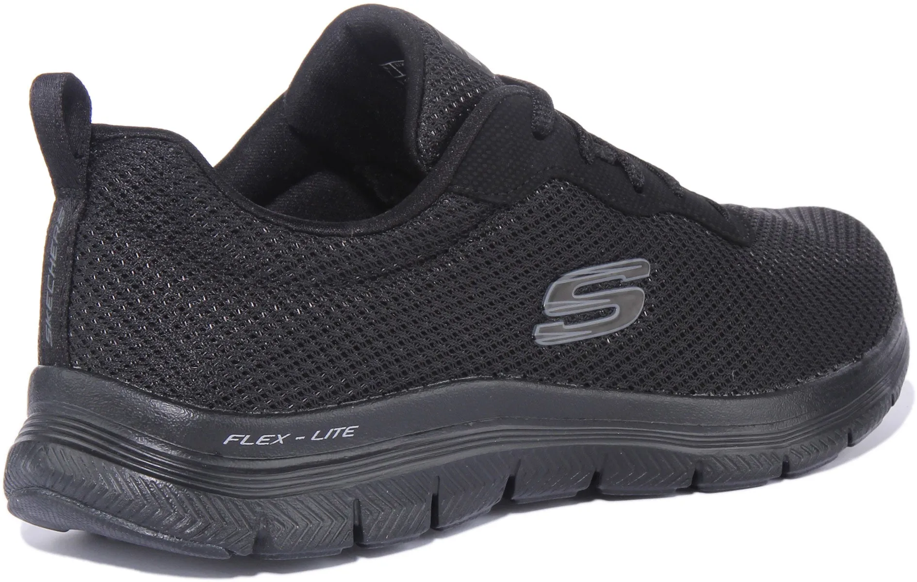 Skechers Flex Appeal 4.0 In All Black For Women