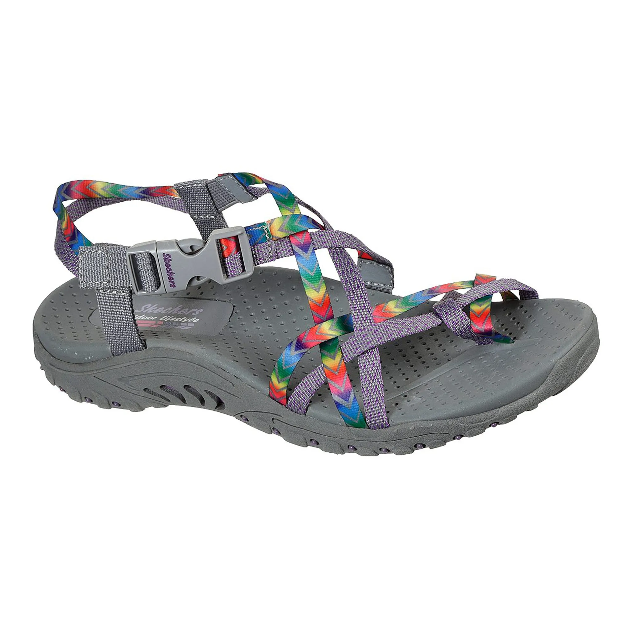 Skechers Women's 163289 Reggae Bright Direction Sandals