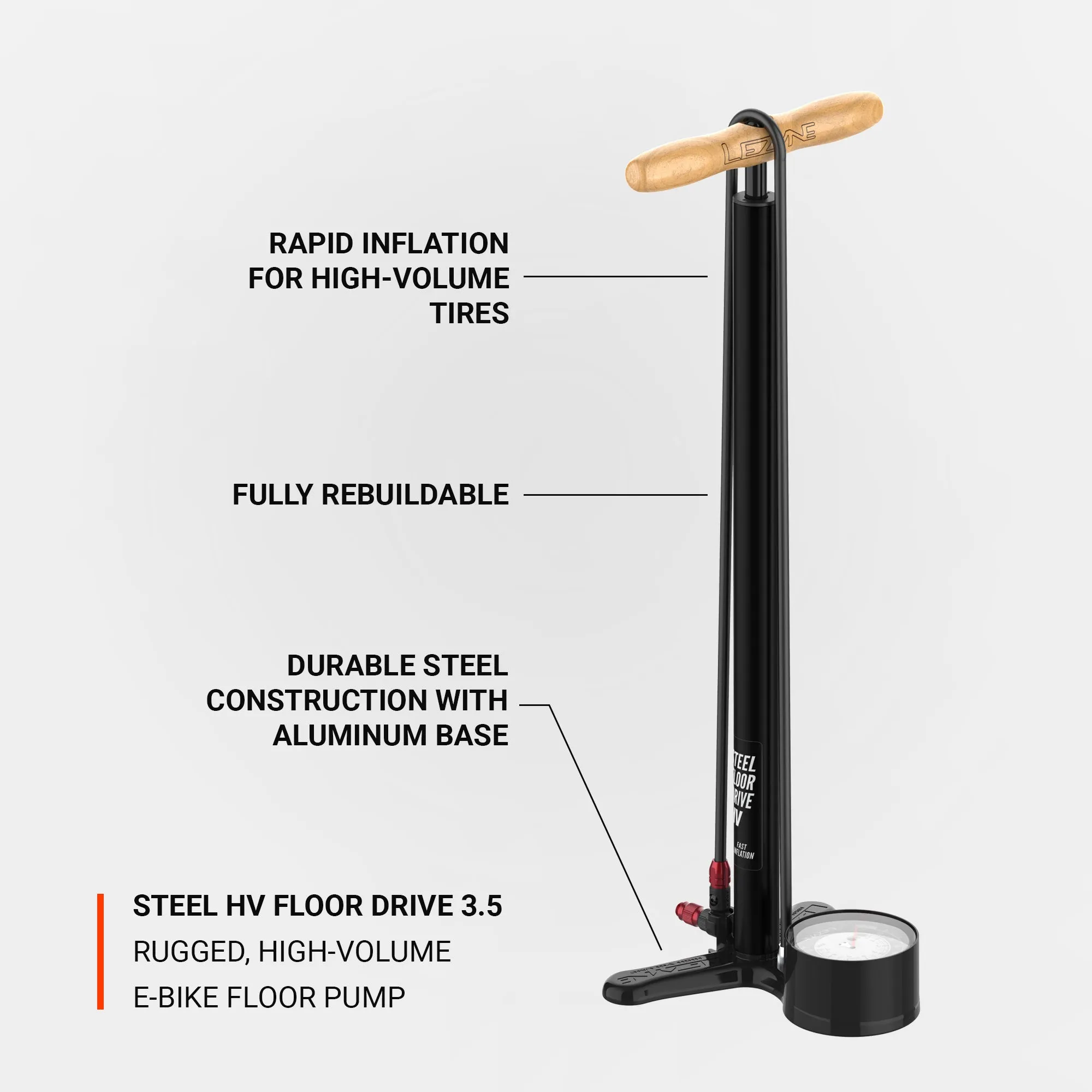 STEEL HV FLOOR DRIVE 3.5